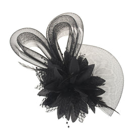Feather and flower Fascinator