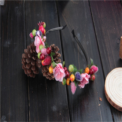 Flower Crown Women Fascinator