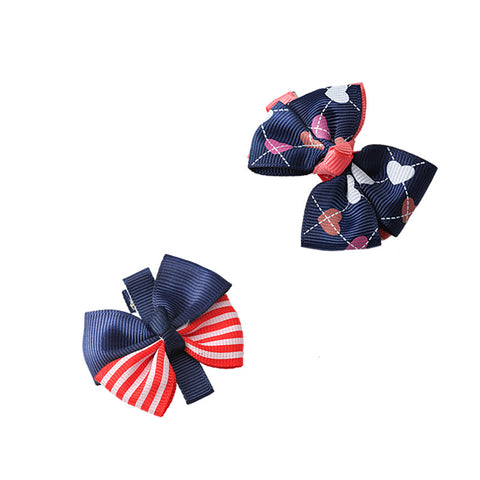 Flowers Hair Bow Fascinator