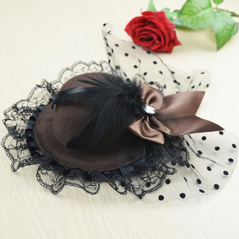 Hat Cap Lace Fascinator
