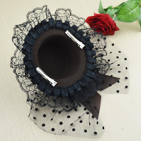 Hat Cap Lace Fascinator