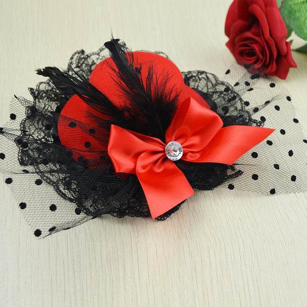 Hat Cap Lace Fascinator