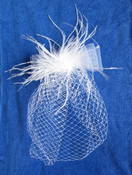 Bridal Feather Party Fascinator