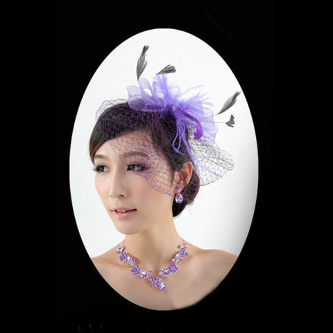 Bridal Feather Party Fascinator