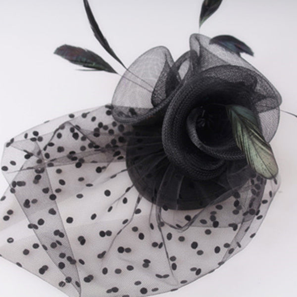 Wedding Roses Crinoline Fascinator