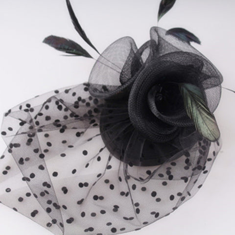 Wedding Roses Crinoline Fascinator