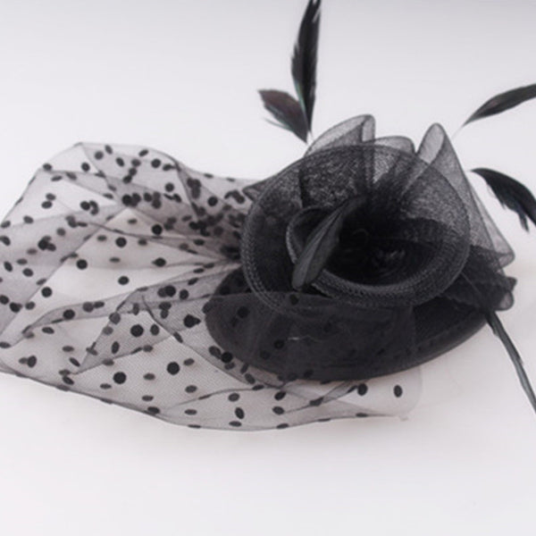 Wedding Roses Crinoline Fascinator