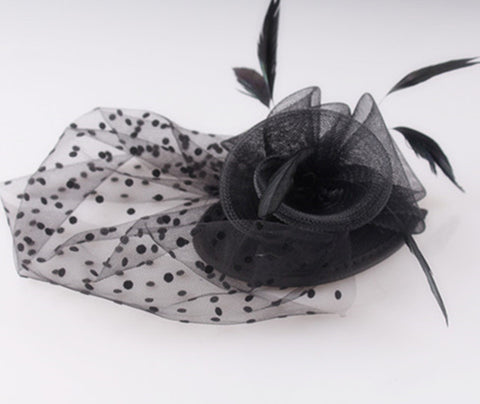Wedding Roses Crinoline Fascinator
