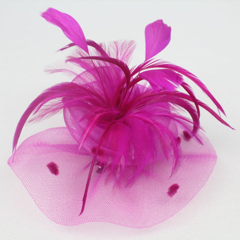 New Women Feather Fascinator