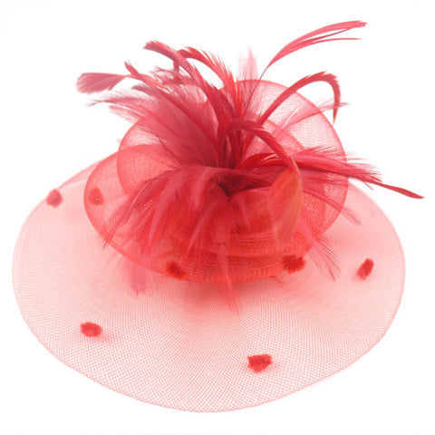 New Women Feather Fascinator