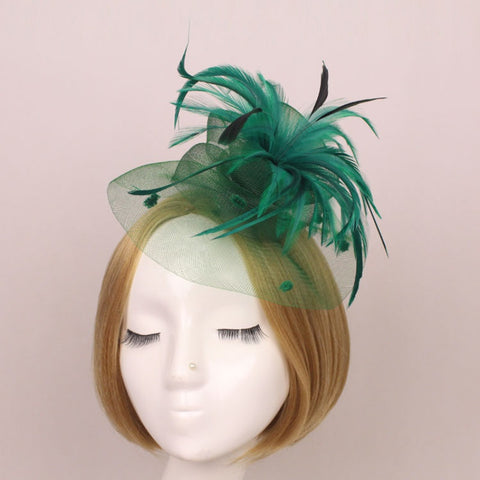 New Women Feather Fascinator
