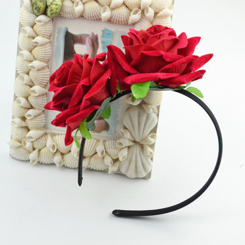 Rose Flower Headband Fascinator