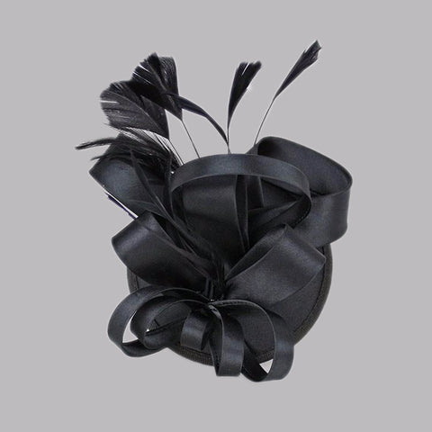 Fashion Feather Satin Fascinator