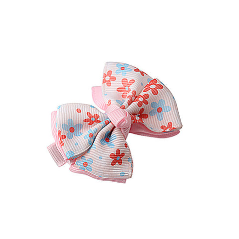 Flowers Hair Bow Fascinator