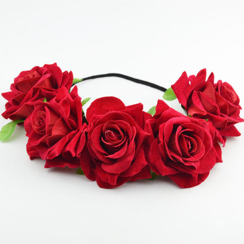 Rose Flower Headband Fascinator