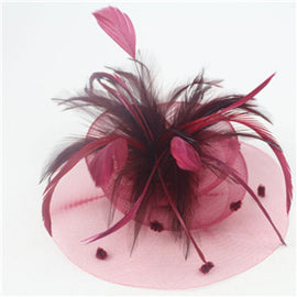 New Women Feather Fascinator
