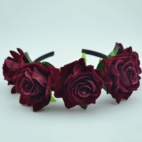Rose Flower Headband Fascinator