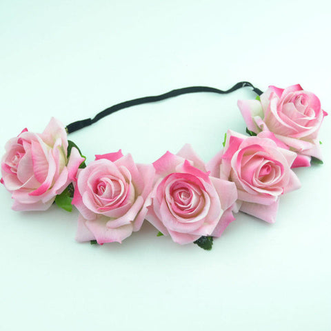 Rose Flower Headband Fascinator