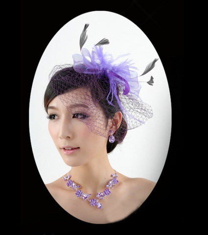 Bridal Feather Party Fascinator