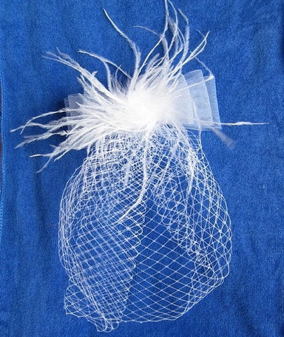 Bridal Feather Party Fascinator