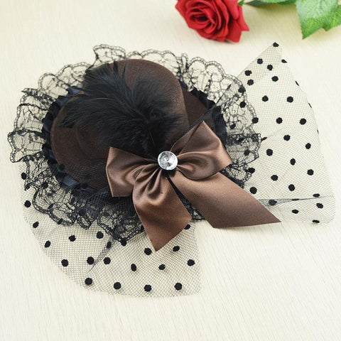 Hat Cap Lace Fascinator