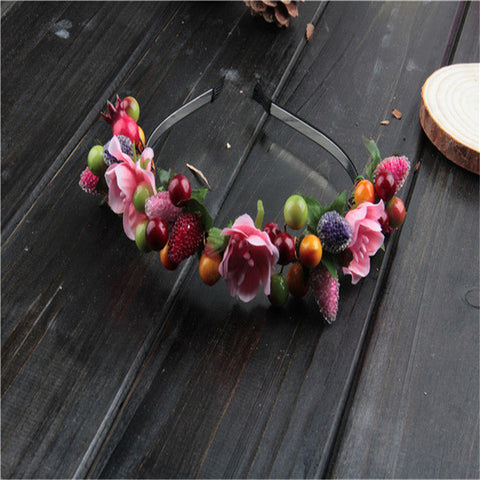 Flower Crown Women Fascinator